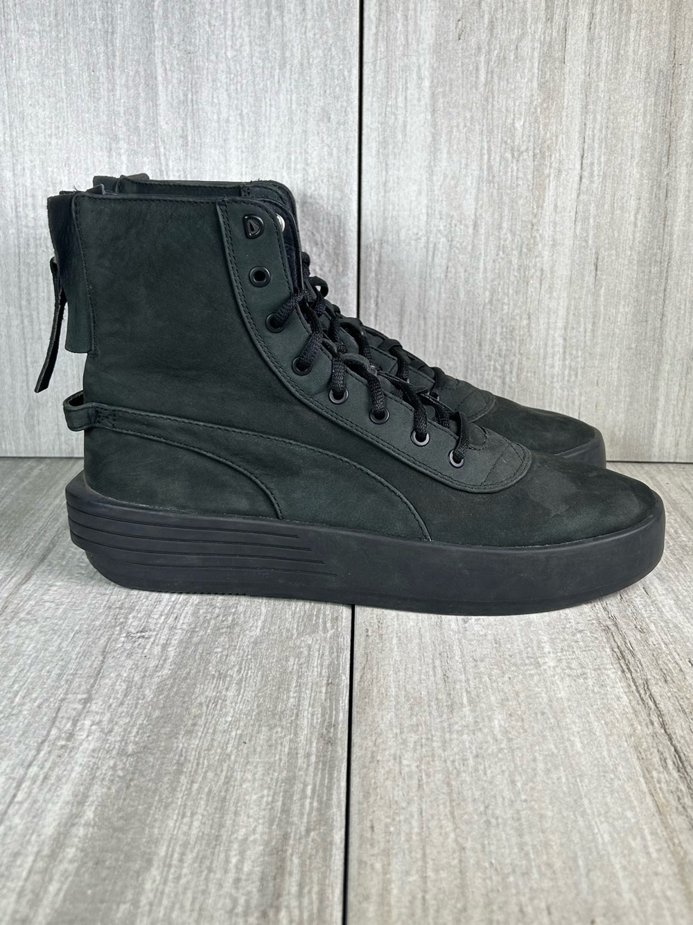 RARE The Weeknd X Puma XO Parallel Black HighTop Suede Sneaker Boot Men's Size 7